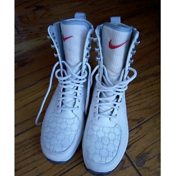 silver acg boots